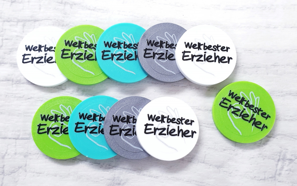 Einkaufswagenchip  Weltbester Erzieher